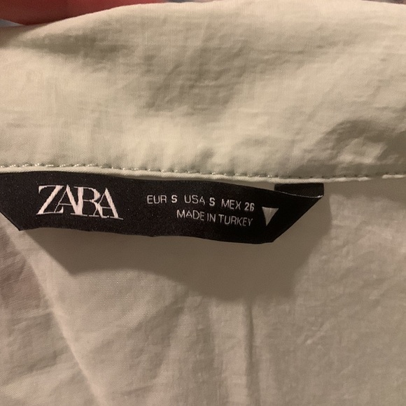ZARA Mint crop top. Very light and airy. Super cropped - Picture 2 of 4